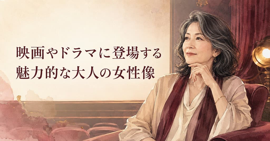 映画やドラマに登場する魅力的な大人の女性像